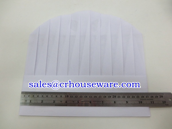 หมวกกุ๊กกระดาษ, 044-KK-C,Chef_hat,European_cook_hat
