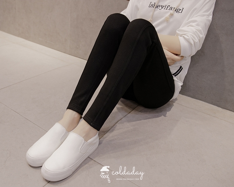 เลกกิ้งกันหนาวคนท้องสีดำ M-2XL