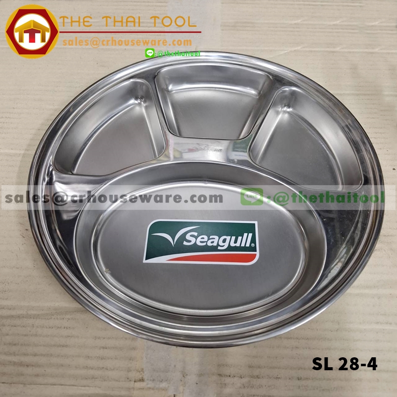 ถาดหลุมทรงกลม SL 28-4,ถาดหลุมสเตนเลสอันดับหนึ่งของไทย,ถาดหลุมสเตนเลสผลิตในประเทศ,ถาดหลุมเด็กประถม