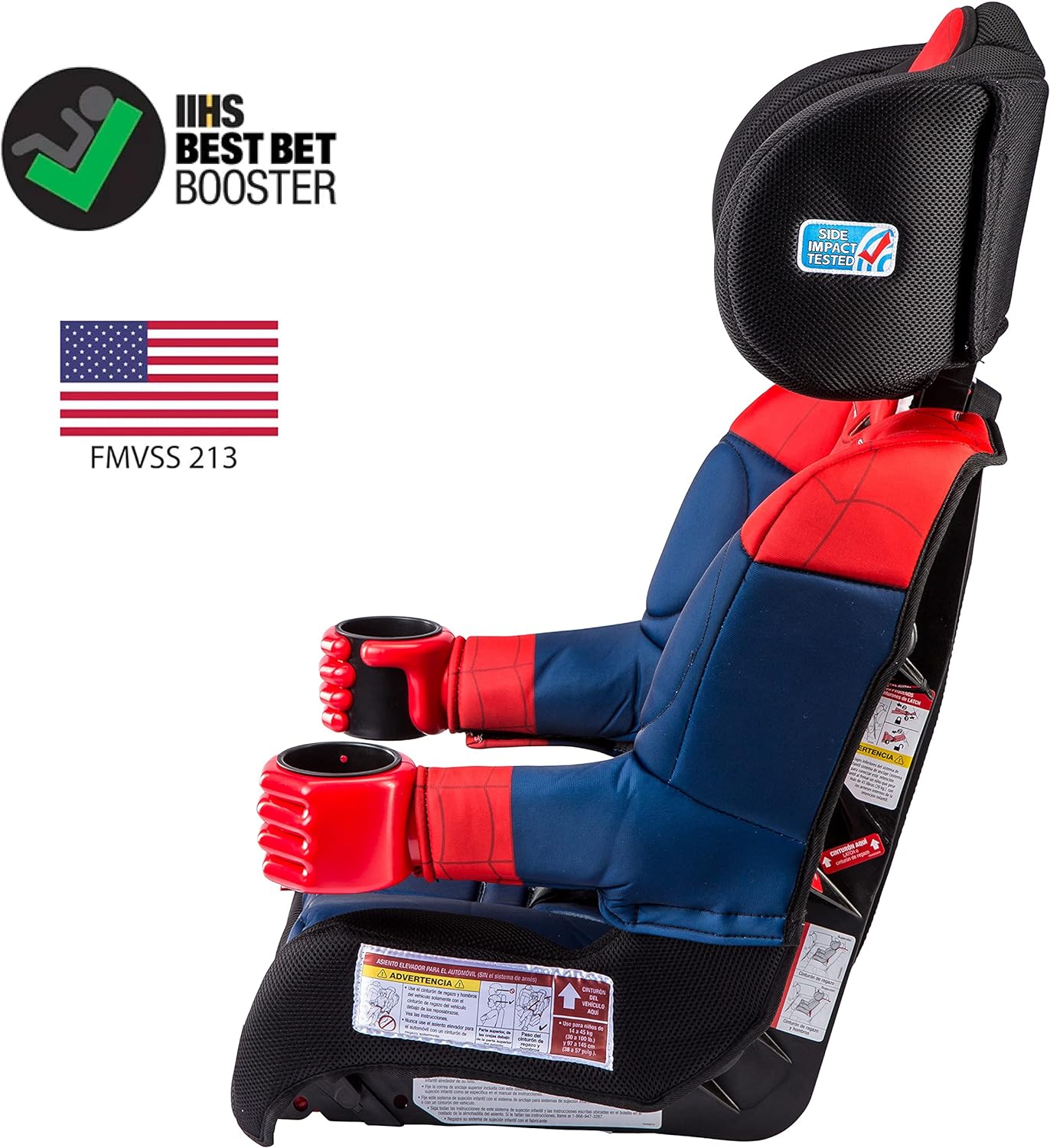 คาร์ซีทสำหรับเด็กโต KidsEmbrace 2-in-1 Forward-Facing Harness Booster Seat, Spiderman