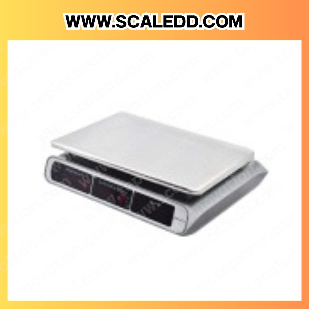 เครื่องชั่งดิจิตอลแบบตั้งโต๊ะ พิกัดน้ำหนัก 40kg. ค่าละเอียน 2g. รุ่น 14192-44CAP (เครื่องชั่งผ่านตรวจรับรองจากสำนักชั่งตวงวัด)