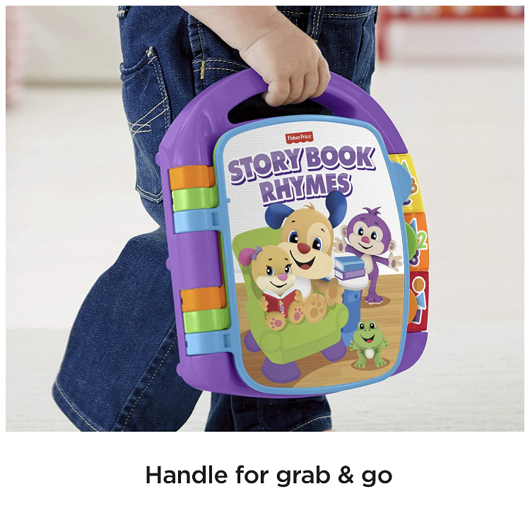 หนังสือ Fisher-Price Laugh & Learn Storybook Rhymes Book สีม่วง