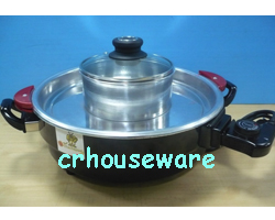 เตาย่างพร้อมหม้อต้มไฟฟ้า 006-AU531 ,เตาย่างหมูกระทะ, เตาย่างบาร์บีคิว ,เตาหมูกระทะ ,เตาหมูกระทะไฟฟ้า ,Smokeless electric grill. 006-AU531,กระทะย่างเนื้อ