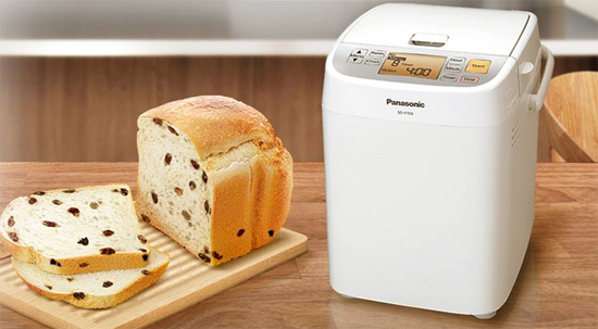 Panasonic เครื่องทำขนมปังอัตโนมัติ รุ่น SD-P104 - White