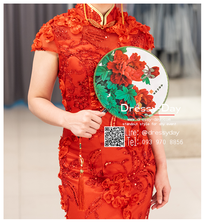 พัดเจ้าสาว หรูๆ พร้อมส่ง ของใช้จำเป็นในงานแต่งจีนของฝ่ายหญิง