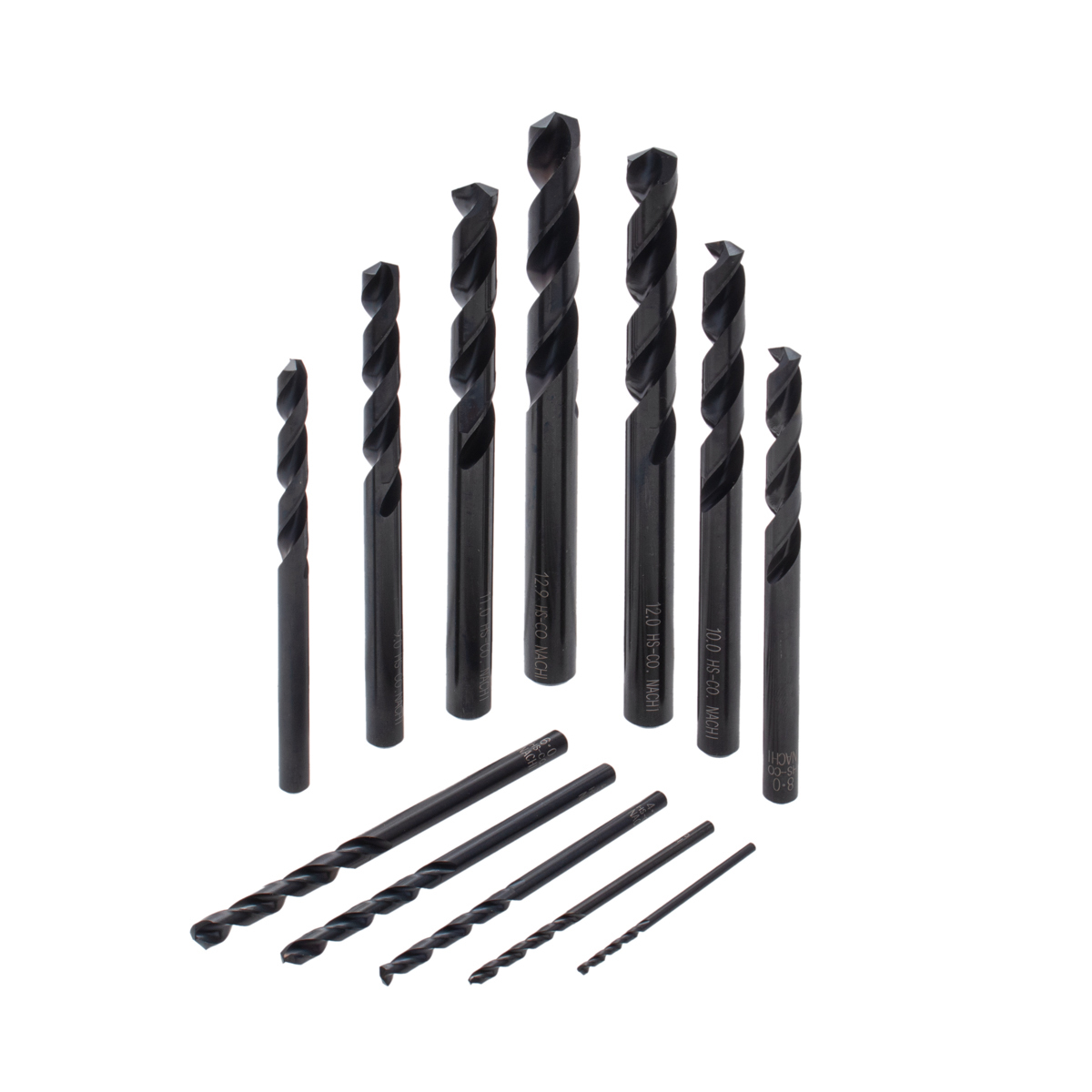 NACHI L6520 ดอกสว่านไฮสปีดโคบอลต์ นาชิ เจาะสแตนเลส ก้านตรง HSS-Cobalt (ราคาต่อขนาด ในใบราคา)