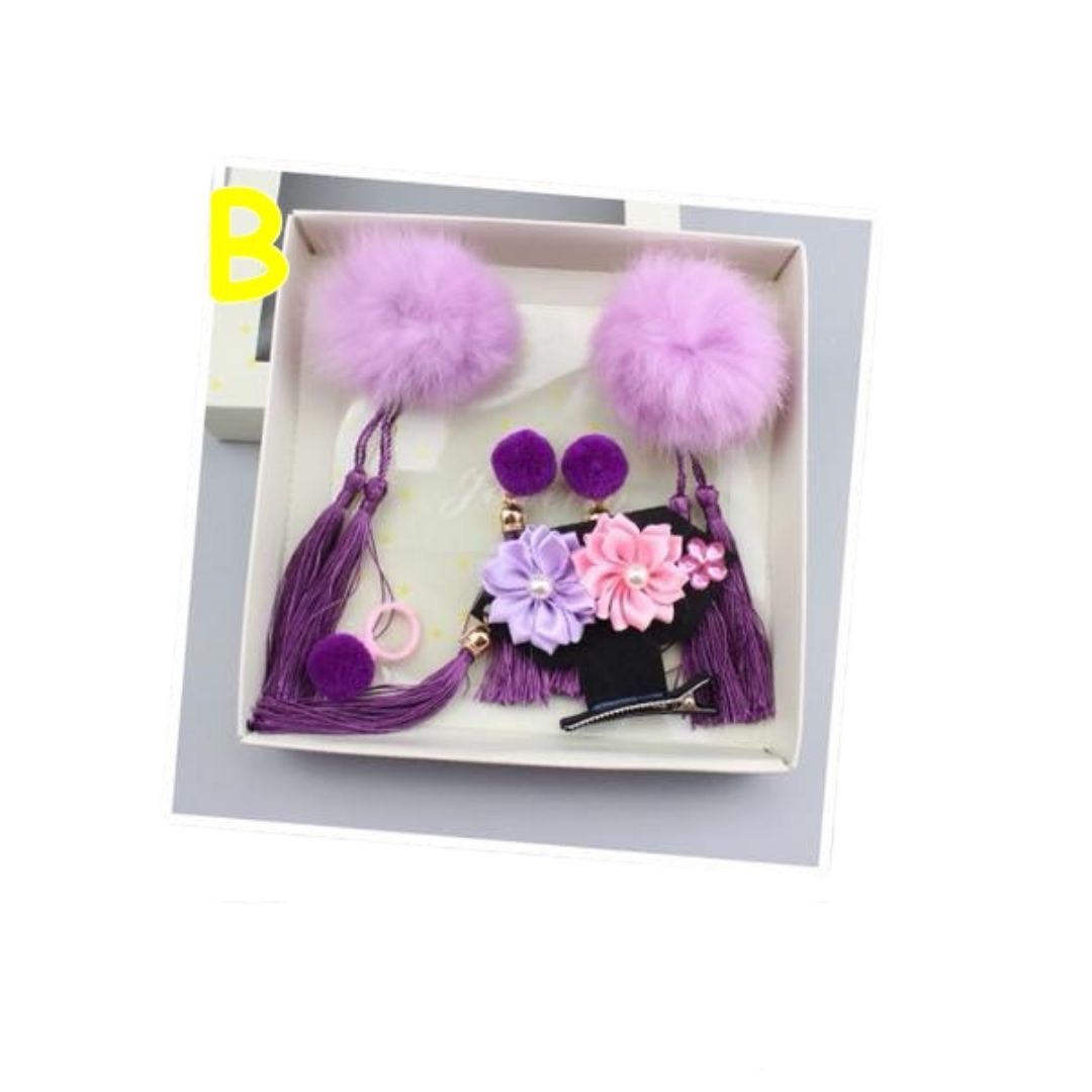 กิ๊บติดผมตรุษจีน เซ็ทกิ๊บรวม