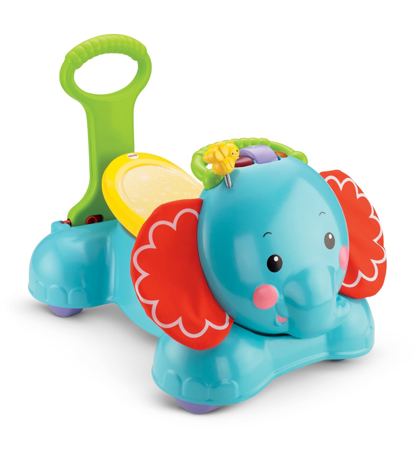 รถขาไถและรถผลักเดิน Fisher-Price 3-in-1 Bounce, Stride and Ride Elephant