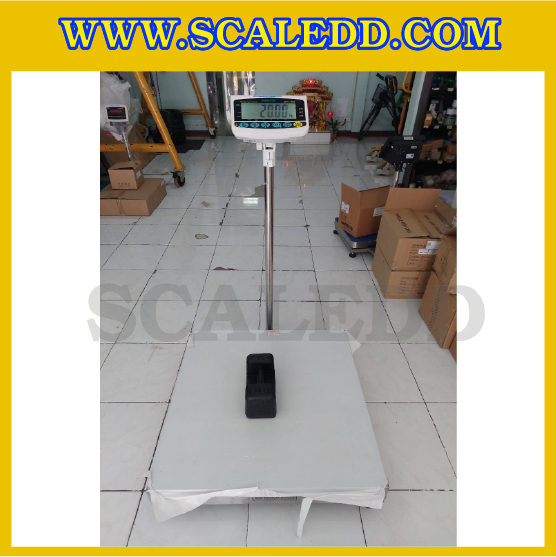 เครื่องชั่งน้ำหนัก600กิโลกรัม เครื่องชั่งตั้งพื้น600kg ตาชั่ง600kg พิกัด 600kg ความละเอียด 50g ขนาดแท่นชั่ง 80x80cm ยี่ห้อ JADEVER รุ่น JWI-700B