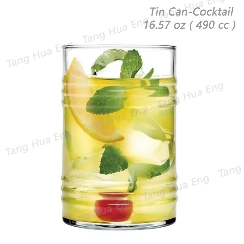 12 ใบ ) แก้วน้ำ แก้วค็อกเทล Pasabahce Tin Can -Cocktail 490 CC. #420119-1092858