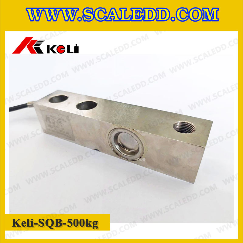 โหลดเซลล์ (Load cell)Shear beam Alloy steel load cell พร้อมขา โหลดเซลล์ รับน้ำหนักขนาดพิกัด500กิโลกรัม ขนาดแท่นชั่งขนาดใหญ่ 1x1m.ขึ้นไป