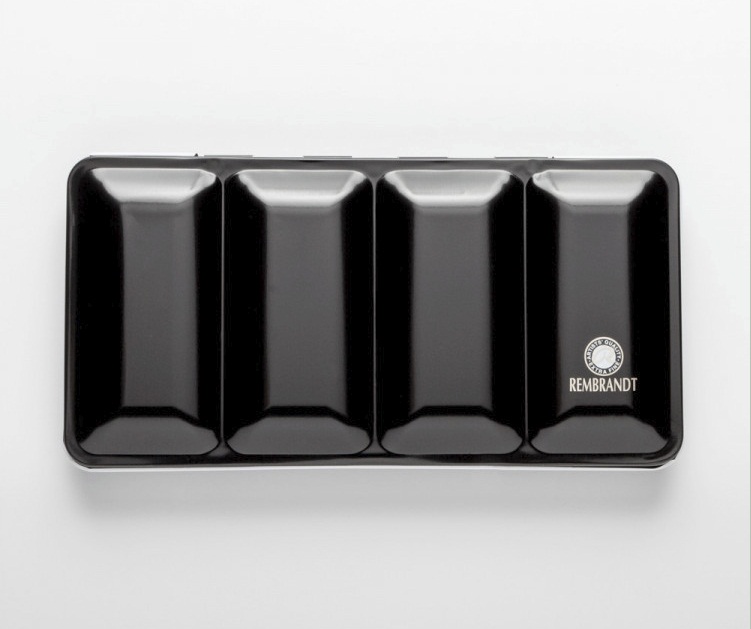 ชุดสีน้ำกล่องโลหะ Rembrandt 48สี พร้อมพู่กัน