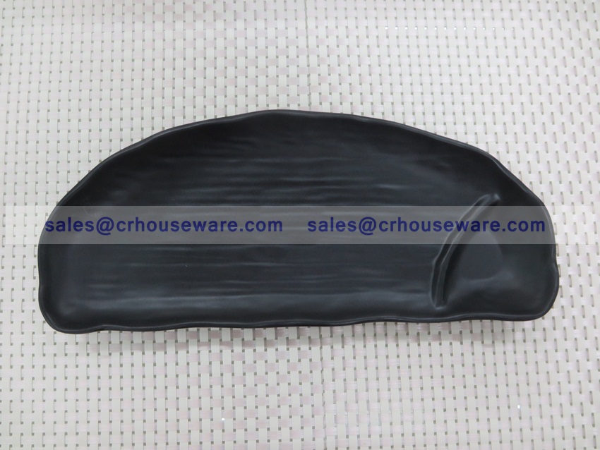 จานสแน็ก พร้อมช่องน้ำจิ้ม 017-PX-F152012