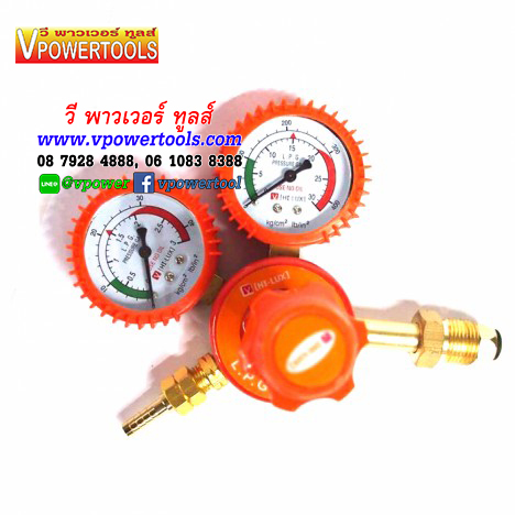เกจ์แก๊ส LPG (หัวปรับแรงดัน) HI-LUX LR-58 LPG REGULATOR