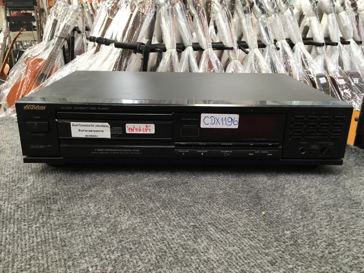 เครื่องเล่น CD - Victor : XL-V231 สินค้าไม่พร้อมใช้(ต้องซ่อม)