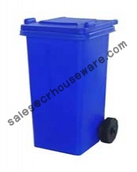 ถังขยะสำหรับขยะติดเชื้อโรงพยาบาล,ถังขยะมีล้อเนื้อโพลีเอทธิลีน-240 ลิตร (ฝาเรียบ)001-TC240R Trash wheelie bins poly ethylene smooth cover. 240 liter. 001-TC240R