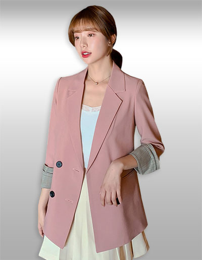 เสื้อสูทแฟชั่นแบบสวยหรูสไตล์เกาหลี มี 5 ไซส