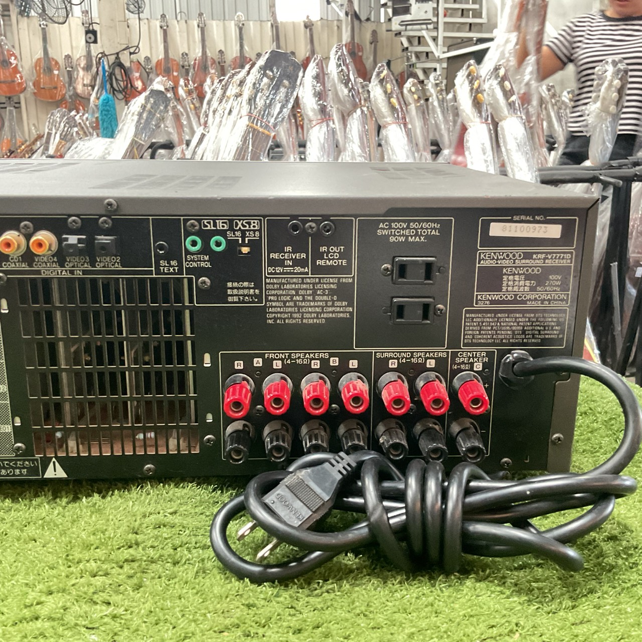 เครื่องขยายเสียง KENWOOD : KRF-V7771D สินค้าไม่พร้อมใช้งาน (ต้องซ่อม)