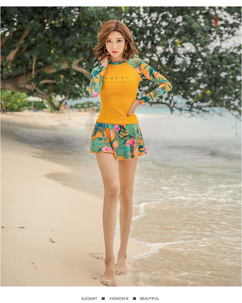 ชุดว่ายน้ำผู้หญิงเซต3 ชิ้น 3xl กัน uv รอบอก36-42 กางเกงและกระโปรงรอบเอว 32-36 สะโพก38-46 นิ้วยาว 13 นิ้วค่ะ ผ้าดี งานสวยมากๆค่ะ