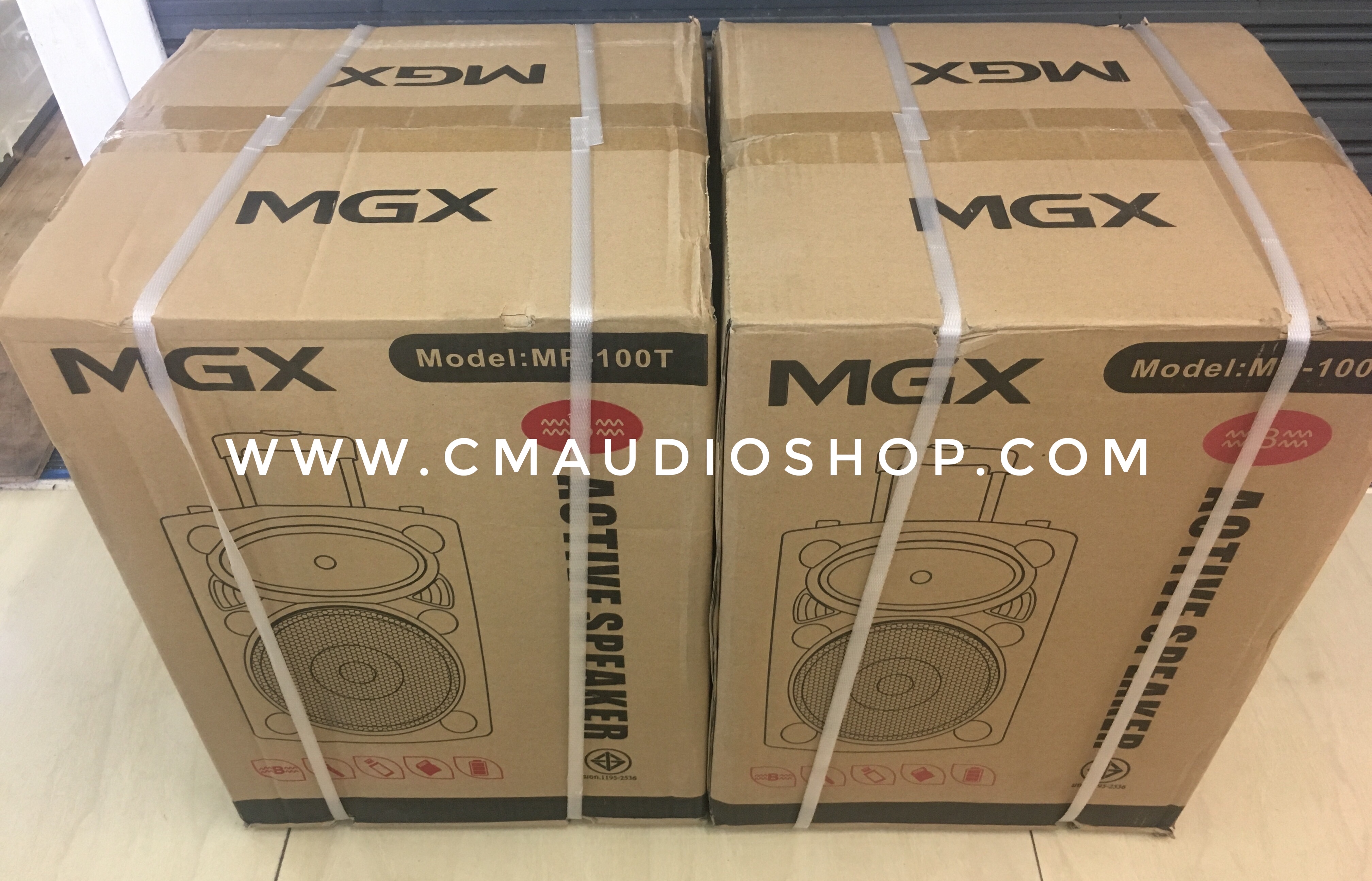 ลำโพงล้อลาก 10” MGX MP-100T