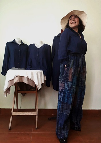 SIVA กางเกงผ้าฝ้ายเมืองเชียงใหม่ต่อผ้า(คราฟ)ทรงตรง ราคารวมค่าขนส่ง ตุ่น Free Size