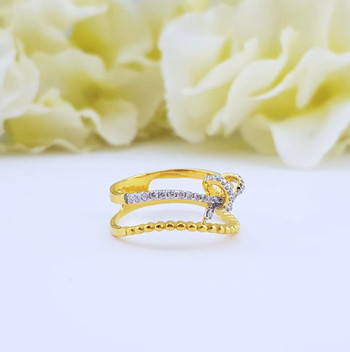 สั่งผลิตเพชรเบลเยี่ยมคัท แหวนแต่งงาน แหวนหมั้น ใส่เที่ยว ออกงาน แหวนทองคำ 18K เพชรแท้ 26 ตัง 3.40 กรัม น้ำ 98 ราคาถูกมาก มีใบรับประกันค่ะ