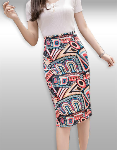 กระโปรงแฟชั่นลายสวยเก๋ มี 3ไซส รหัส2134