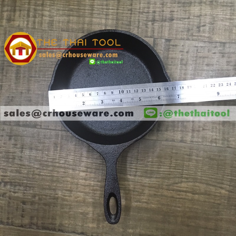 กระทะเหล็กหล่อ 6.5 นิ้ว 005-KN-65