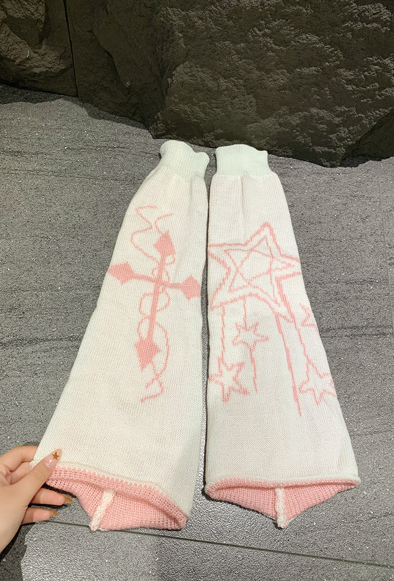 พร้อมส่ง ถุงเท้ายาว สไตล์ Y2K แบบไม่สวมเท้า ใส่แบบยาวหรือแบบย่น ผู้ใหญ่