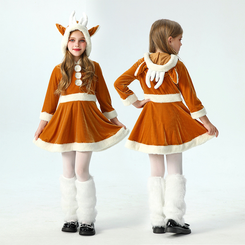 พร้อมส่ง ชุดคริสต์มาส เด็กชาย เด็กหญิงชุดซานตี้ ซานต้า