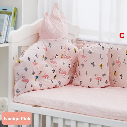 TP201133 ชุดเบาะกันกระแทกผ้าปูนอน Crown Princess Set