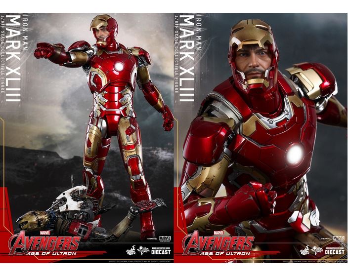 HOTTOYS - AVENGERS: AGE OF ULTRON - MARK 43 (Diecast)(แนะนำ)