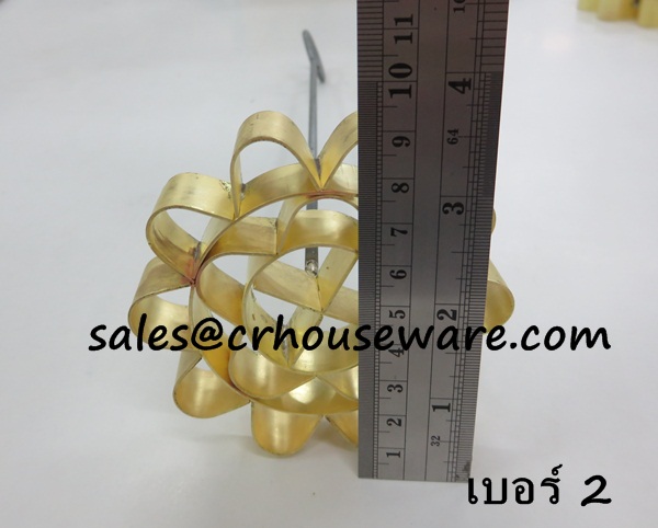 พิมพ์ขนมดอกจอกทองเหลือง เบอร์ 2 รหัส 016-DJT-9