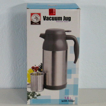 กระติกสูญญากาศมีไส้กรองชา 1.6 ลิตร ตราหัวม้าลาย