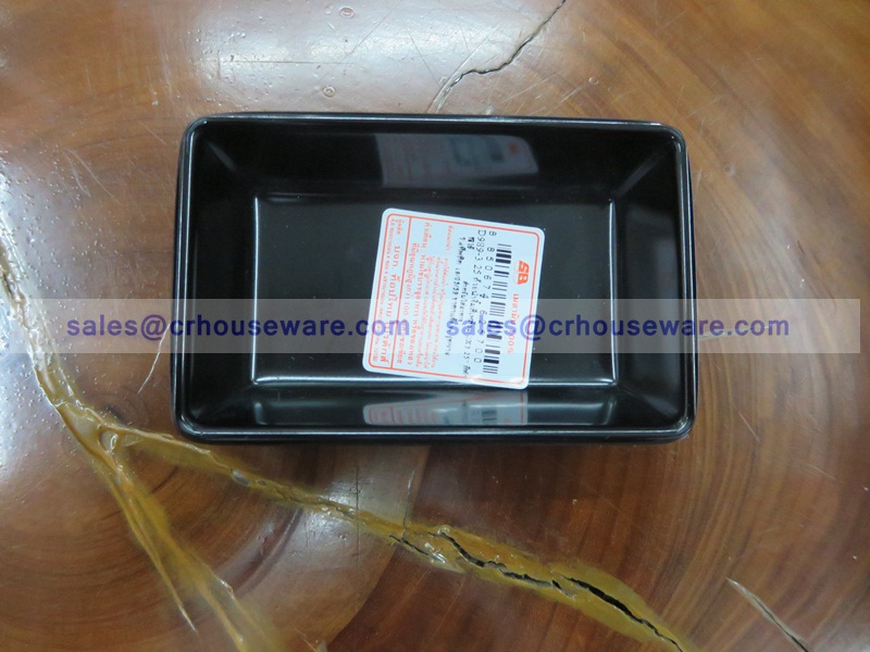 ถ้วยน้ำจิ้มสี่เหลี่ยม 2*3.25 นิ้ว setดำ