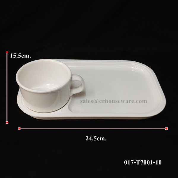 ชุดเบรคพร้อมถ้วยกาแฟ 10 นิ้ว 017-T7001-10