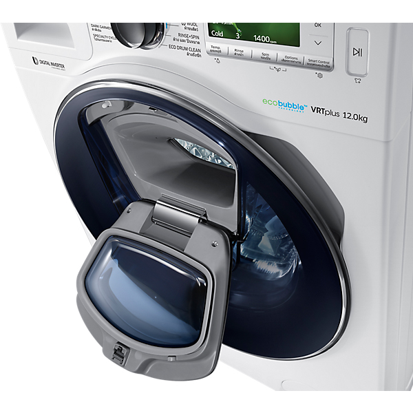 Samsung เครื่องซักผ้าฝาหน้า 12 กิโลกรัมรุ่น WW12K8412OW