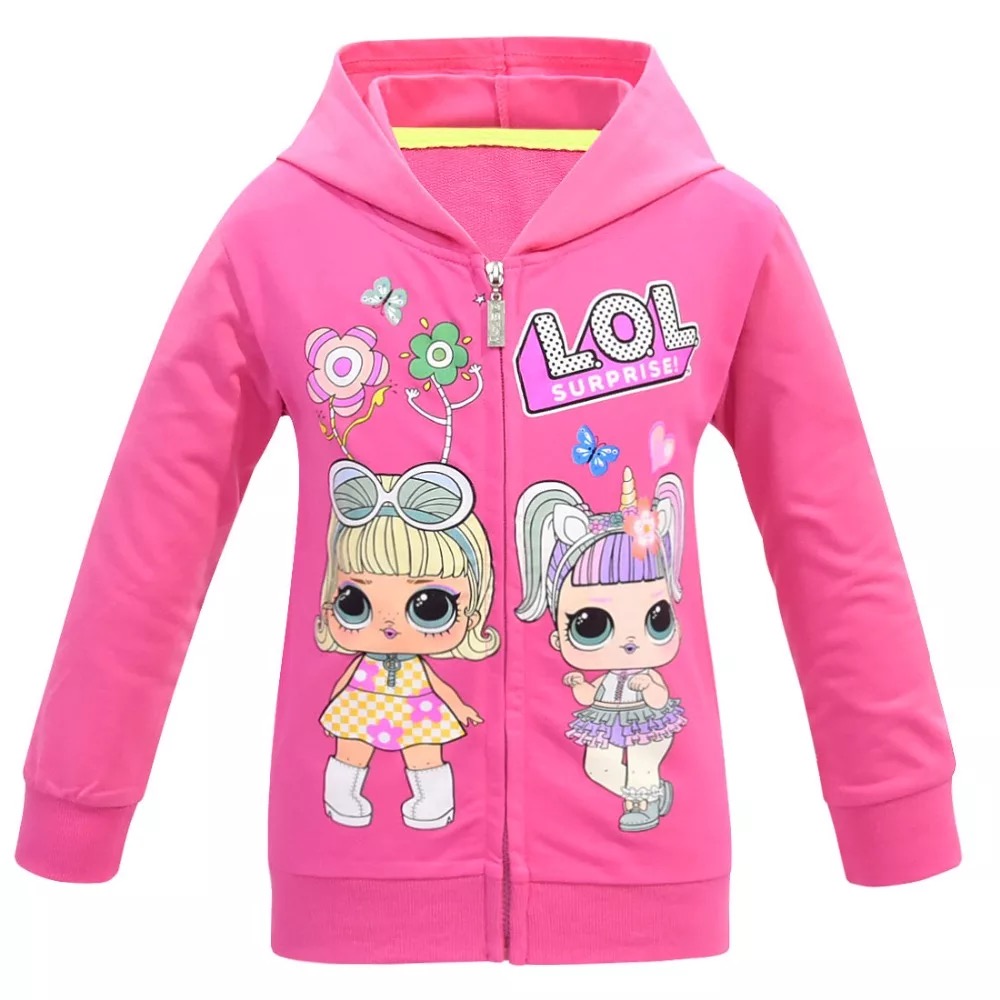 เสื้อกันหนาวเด็ก ซิปหน้า ลาย LOL