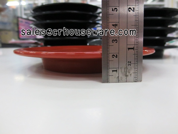 จานซูชิ SUSHI สีแดงเลือดนก 017-SB680-6-R