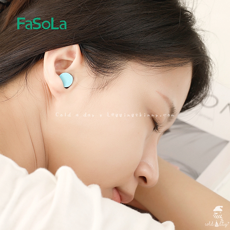 Fasola Ear Plug ที่อุดหูกันเสียง 5 คู่ต่อกล่อง มี 2 สี