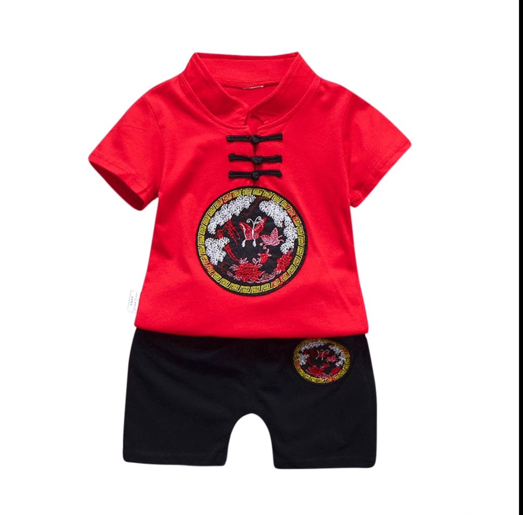 ชุดจีน ผู้ชาย แขนสั้น