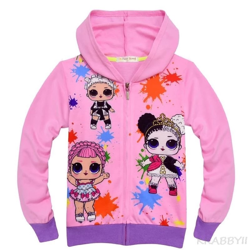 เสื้อกันหนาวเด็ก ซิปหน้า ลาย LOL