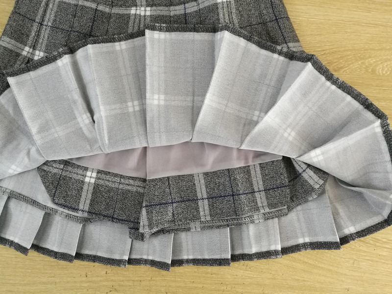 friendly4kid กระโปรง อัดพลีท: กระโปรงลายสก๊อต มีไซส์เด็ก-ผู้ใหญ่