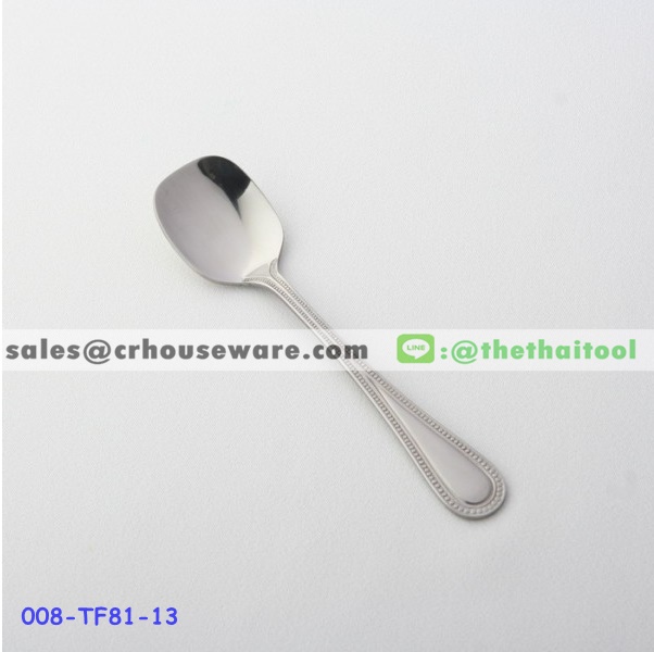 ช้อนไอศครีมสแตนเลส 81 ลายอันดามัน ICE CREAM SPOON 008-TF81-13