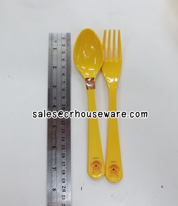 ช้อน+ส้อมหมีพูห์ 017-SP/F2358