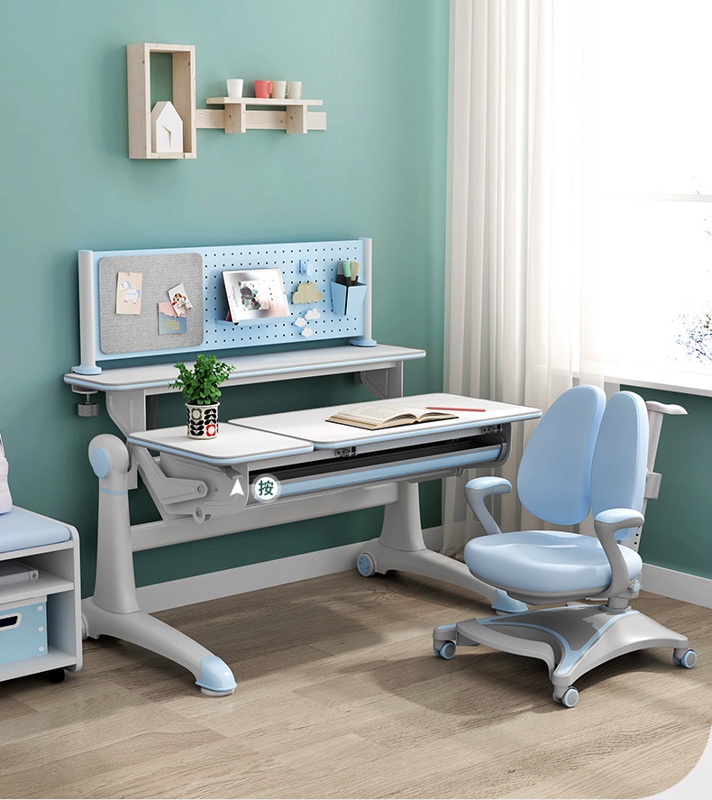 โต๊ะหนังสือเด็ก พร้อมชุดเก้าอี้ (Good for health) รหัส SMT3 Pastel color