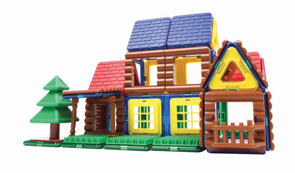 ชุดแม่เหล็ก Magformers Log Cabin 87Pc Set