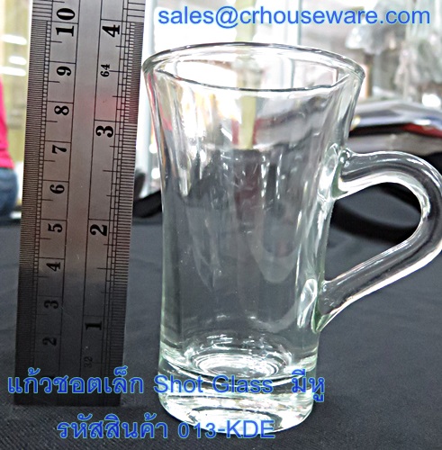 แก้วชอตเล็ก Shot Glass มีหู รหัสสินค้า 013-KDE