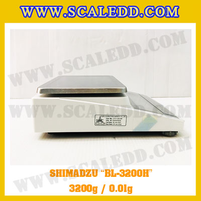 เครื่องชั่งดิจิตอลทศนิยม2ตำแหน่ง BL-3200H พิกัด 3200g x 0.01g เครื่องชั่งละเอียดสูง3200g เครื่องชั่งน้ำหนัก3200g ตาชั่ง3200กรัม ตาชั่งน้ำหนัก3200g ยี่ห้อ SHIMADZU รุ่น BL-3200H
