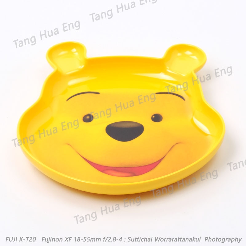 จานหลุมหน้าหมีพูห์ 7.5 นิ้ว P6082-7.5 ตรา Flower ware